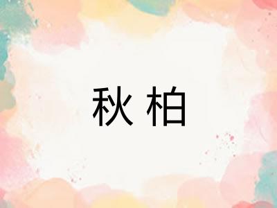 秋柏