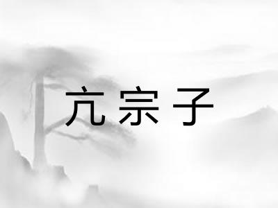 亢宗子