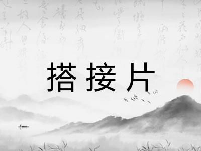 搭接片