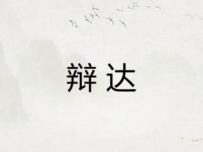 辩达
