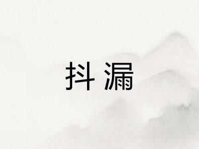 抖漏