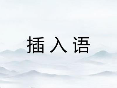 插入语