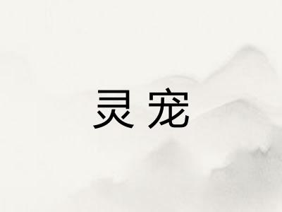 灵宠