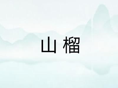 山榴