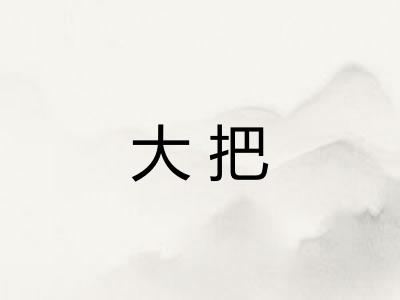 大把