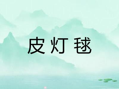 皮灯毬