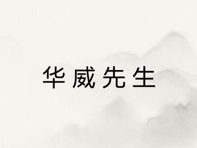 华威先生