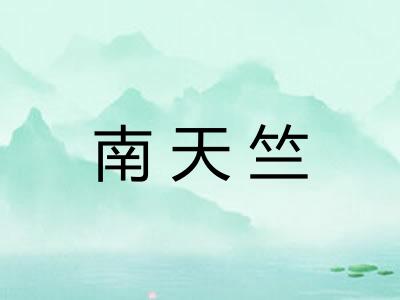 南天竺