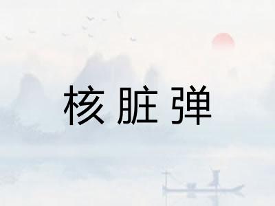 核脏弹