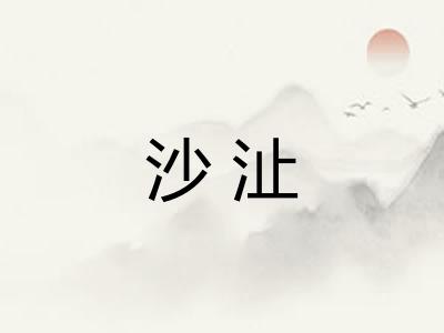 沙沚