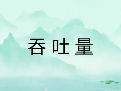 吞吐量