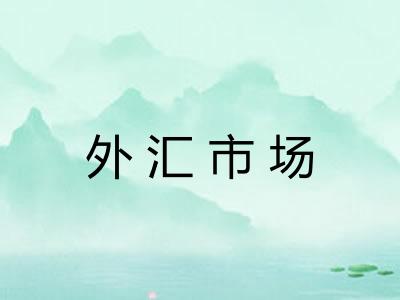外汇市场