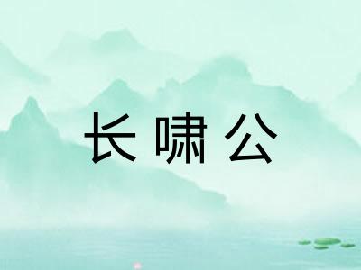 长啸公