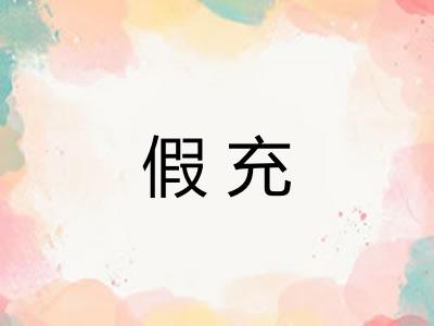 假充