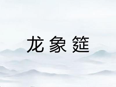 龙象筵