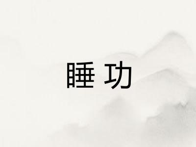 睡功