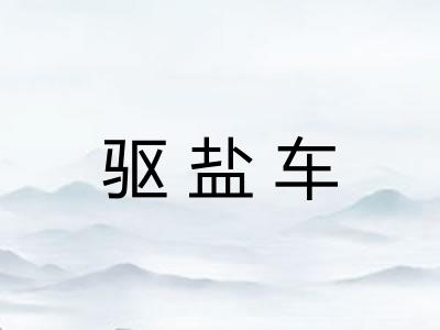 驱盐车