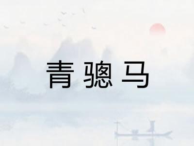 青骢马