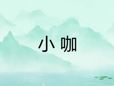 小咖