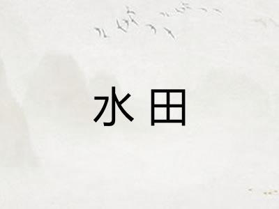 水田