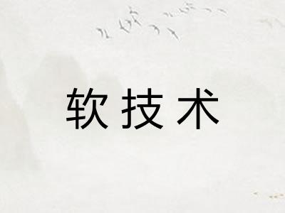 软技术