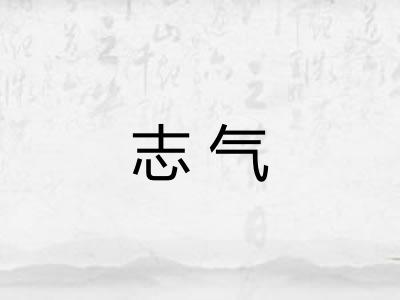 志气
