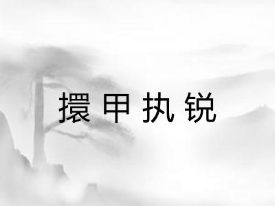 擐甲执锐