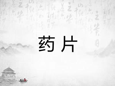 药片