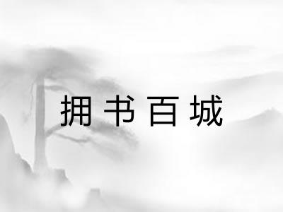 拥书百城