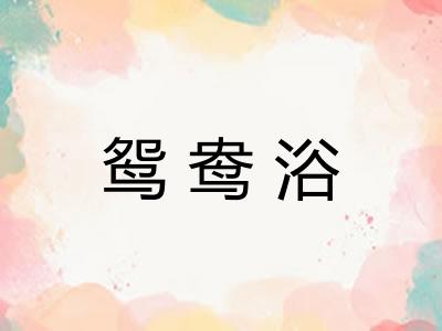 鸳鸯浴