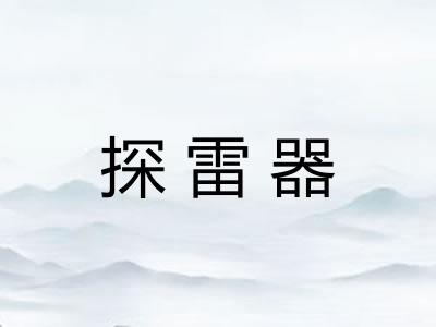 探雷器