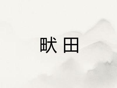 畎田