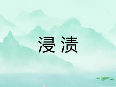 浸渍