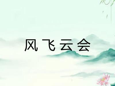 风飞云会
