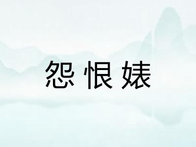 怨恨婊