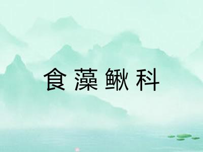食藻鳅科