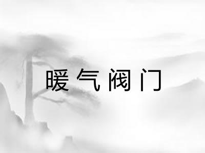 暖气阀门