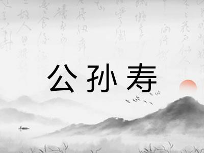 公孙寿
