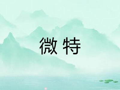 微特