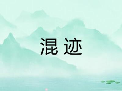 混迹