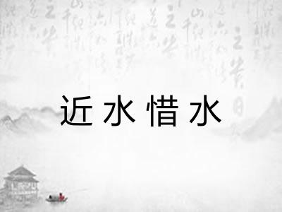 近水惜水