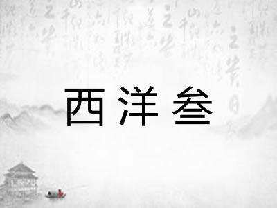西洋叁
