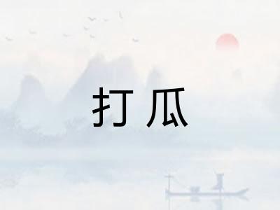 打瓜