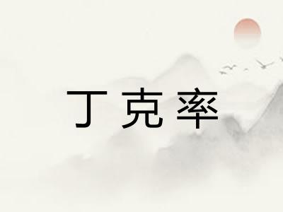 丁克率