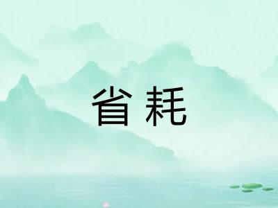 省耗