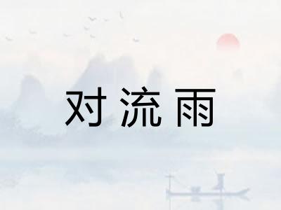 对流雨