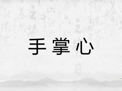 手掌心