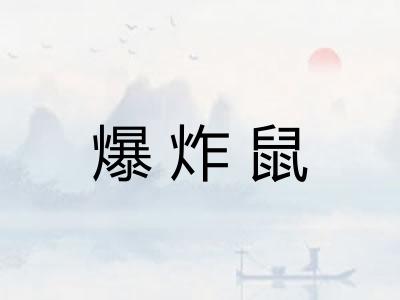爆炸鼠