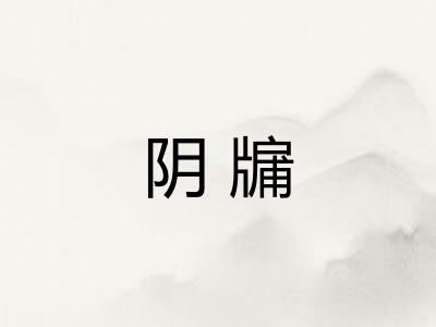阴牖