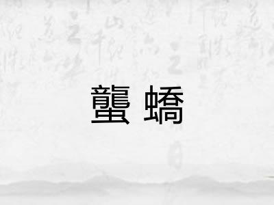 蠪蟜